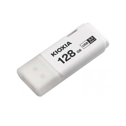 KIOXIA 128GB TransMemory U301 USB 3.2 Gen 1 Flash Drive - White