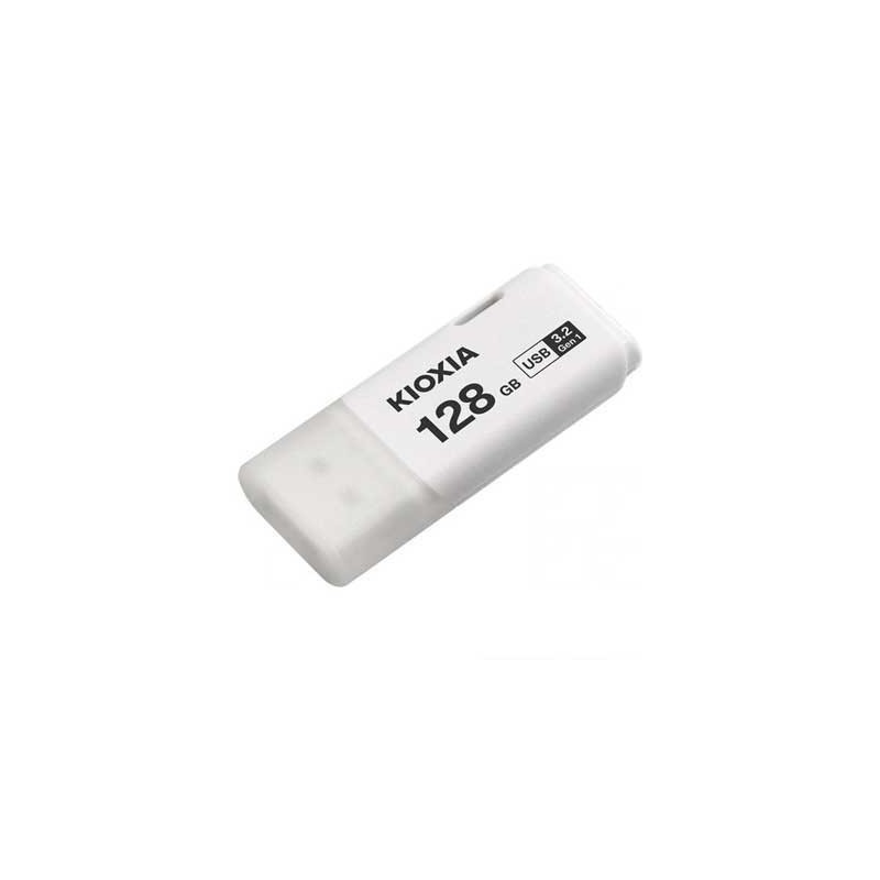 KIOXIA 128GB TransMemory U301 USB 3.2 Gen 1 Flash Drive - White