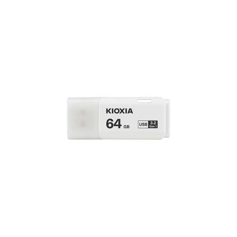 KIOXIA 64GB TransMemory U301 USB 3.2 Gen 1 Flash Drive - White