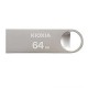 KIOXIA 64GB TransMemory U401 USB 2.0 Flash Drive - Silver Metal